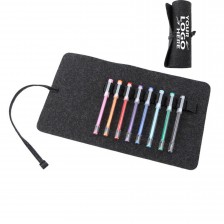 Dustproof Roll Pen Organizer Storage