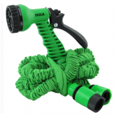 25 Feet Expandable Garden Hose with 7 Pattern Sprayer Nozzle